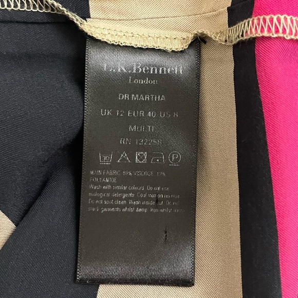 L.K. Bennett Martha Multi Color Sleeveless Dress - Picture 12 of 13